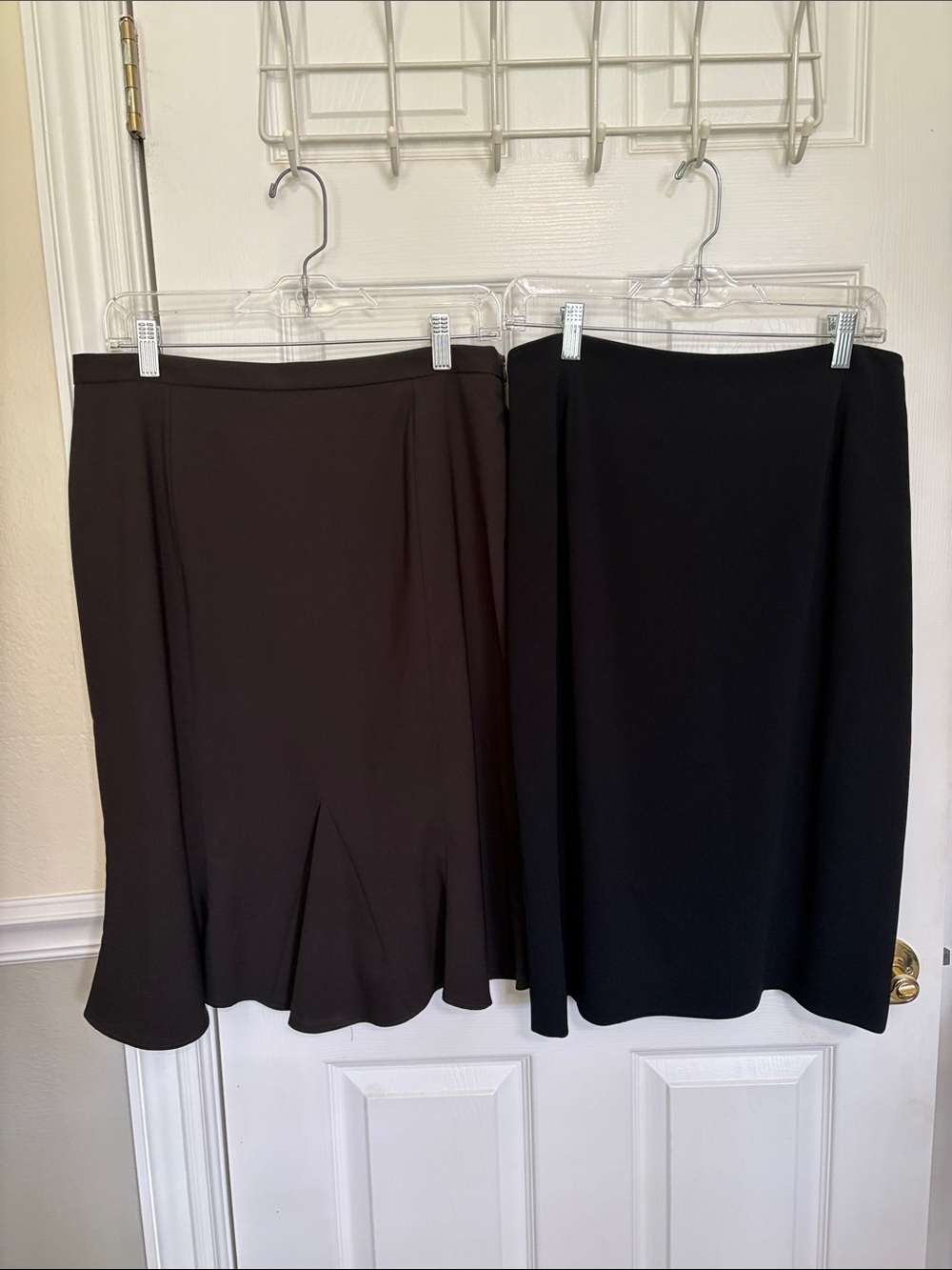 2 Garfield & Marks Classic Black & Dark Brown Skirts Business Casual Professiona